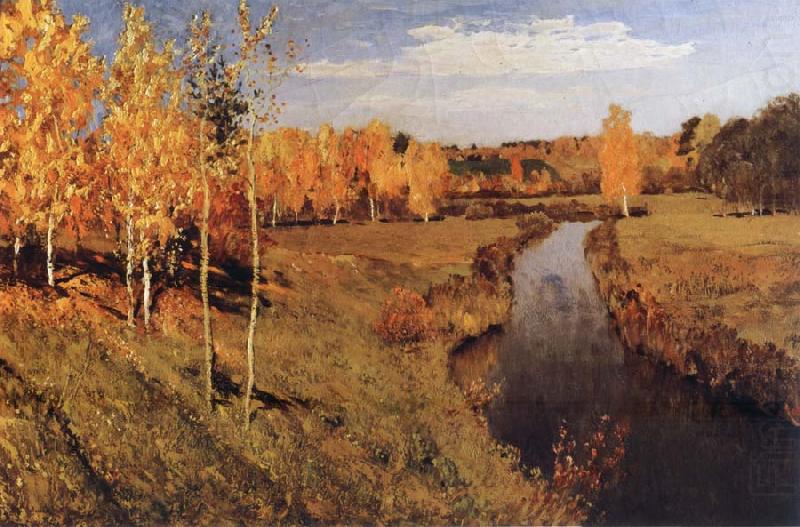 Levitan, Isaak Golden Autumn china oil painting image